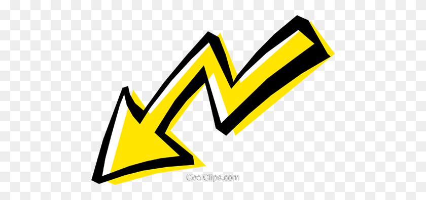 480x336 Cool Arrow Royalty Free Vector Clip Art Illustration - Cool PNG