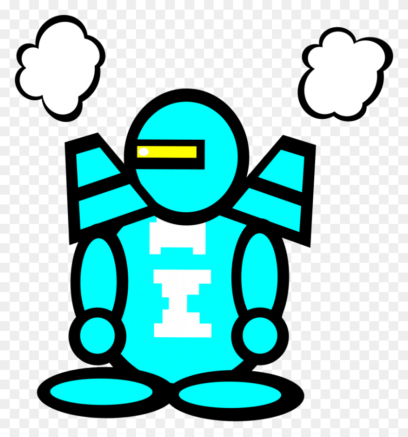 837x900 Cool Bot Png Clip Arts For Web - Cool Clipart