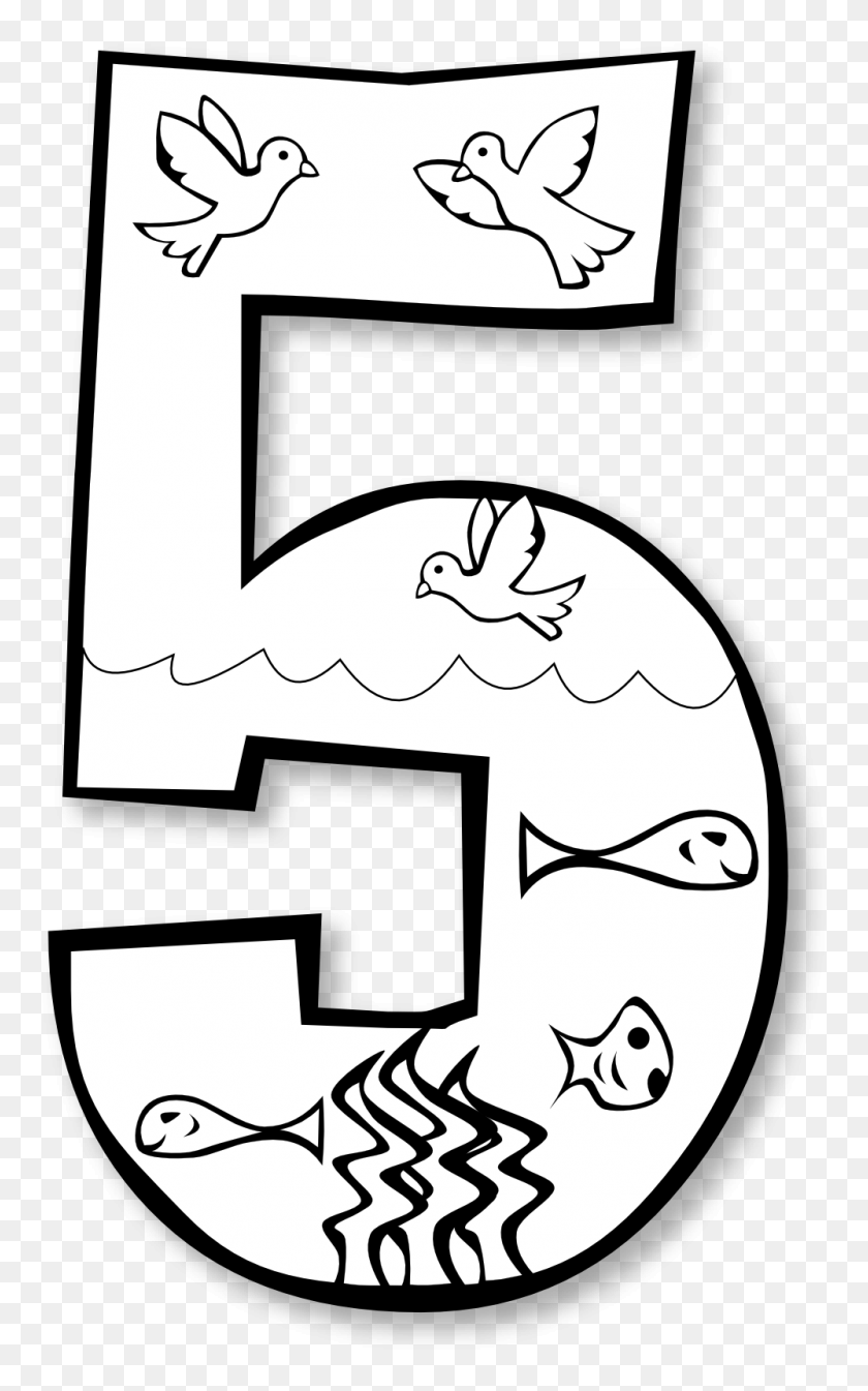 999x1646 Cool Creation Day Number Ge Black White Line Art Scalable - Noahs Ark Clip Art Black And White