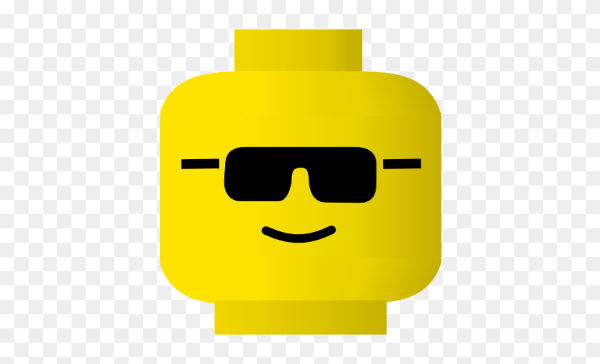 600x450 Cool Glass Emoji Lego Clipart Face - Cool Emoji PNG