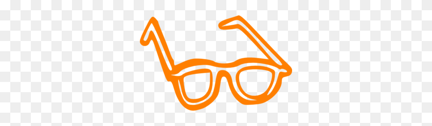 296x186 Cool Orange Glasses Clip Art - Cool Sunglasses Clipart
