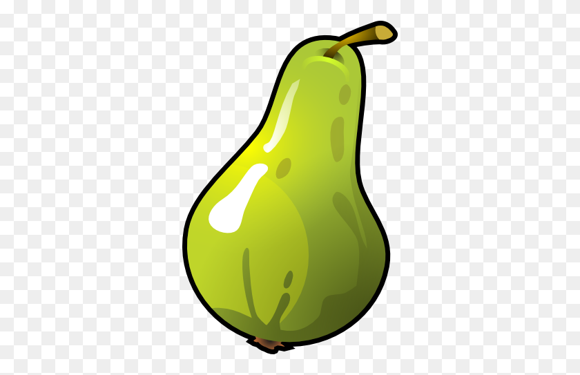 312x483 Cool Pear Clipart Free To Use - Pear Clipart