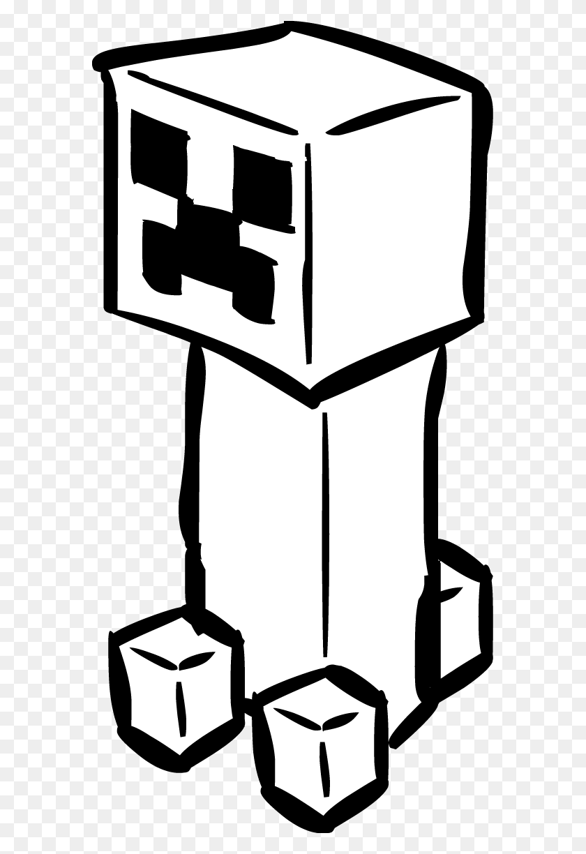 575x1164 Cool Skin Cliparts - Minecraft Clipart