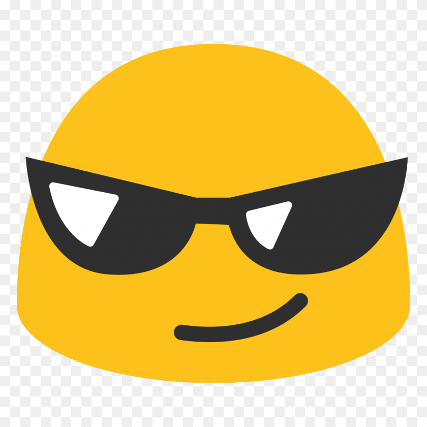 1024x1024 Классные Солнцезащитные Очки Emoji Clipart Фото - Cool Emoji Clipart