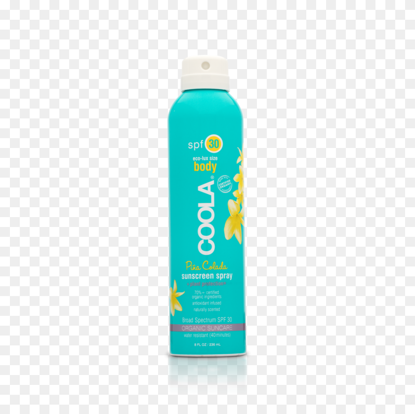 1000x1000 Coola Spf Pina Colada Organic Body Sunscreen Spray - Pina Colada PNG
