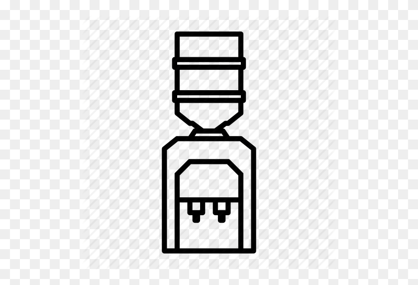 512x512 Cooler, Dispenser, Water Icon - Water Cooler Clipart