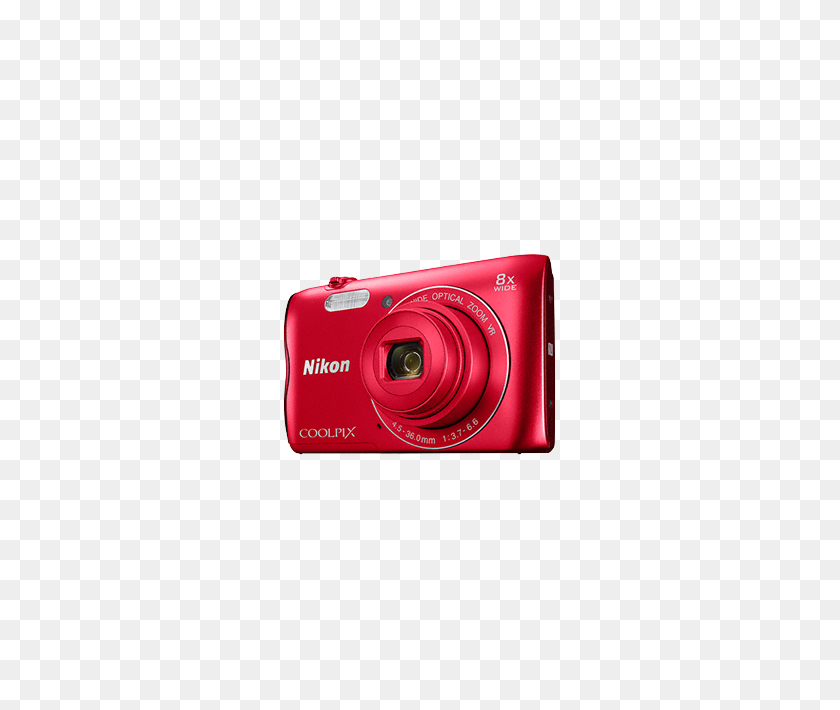 650x650 Coolpix - Red Camera PNG