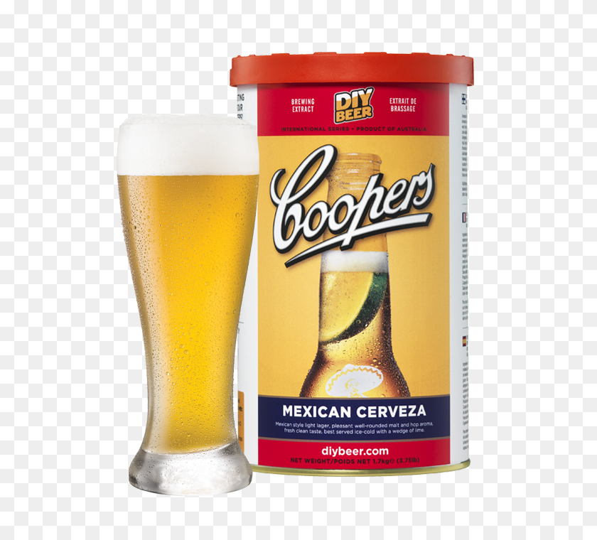 700x700 Coopers International Series Mexican Cerveza Beer Tin Kit + - Lime Wedge PNG