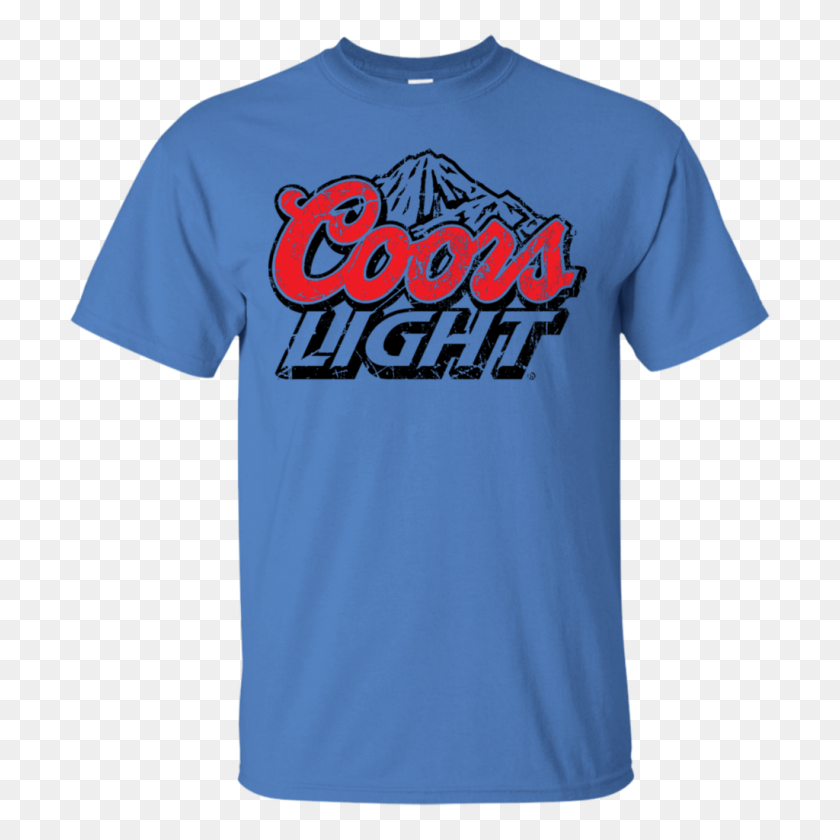 1024x1024 Coors Light Beer T Shirt Custom Designed Red Black Worn Label - Coors Light PNG