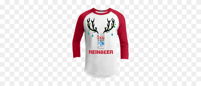 300x300 Coors Light Reinbeer Funny Beer Reindeer Christmas Sporty T Shirt - Coors Light PNG