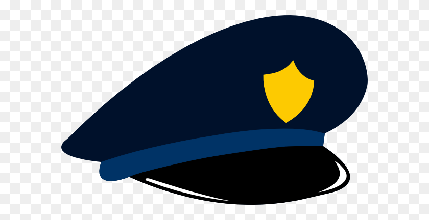 600x372 Кепка Cop Clipart - Полицейский Клипарт