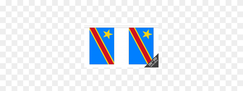 257x257 Copy Of Congo Dr Flag - Bunting PNG