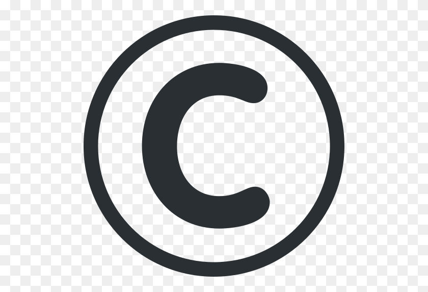 512x512 Copyright Emoji - Símbolo De Copyright Png