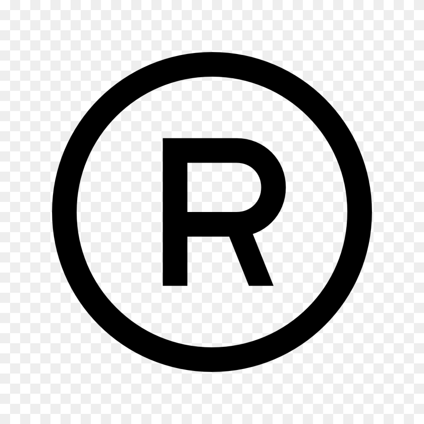 1600x1600 Símbolo De Copyright R - Logotipo R Png