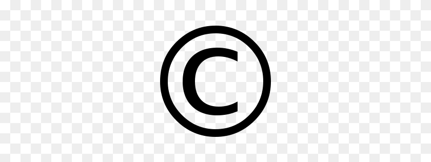 256x256 Copyright Symbol - Trademark Symbol PNG