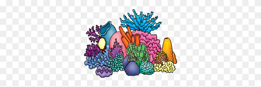 300x222 Coral Clipart Png - Reef PNG