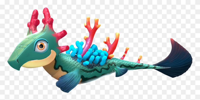 1700x792 Coral Dragon - Coral PNG