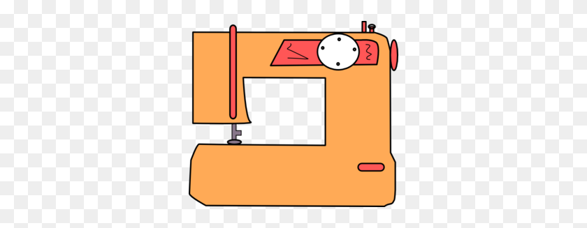 300x267 Coral Sewing Machine Clip Art - Sewing Clip Art Free