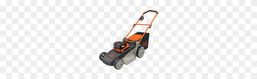 200x200 Cordless Lawn Mowers, Electric Lawn Mowers Black Decker - Lawn Mower PNG