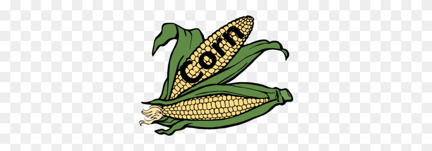 300x234 Corn Clip Art - Zucchini Clipart