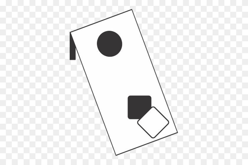 368x500 Corn Hole Vector Drawing - Bullet Hole PNG