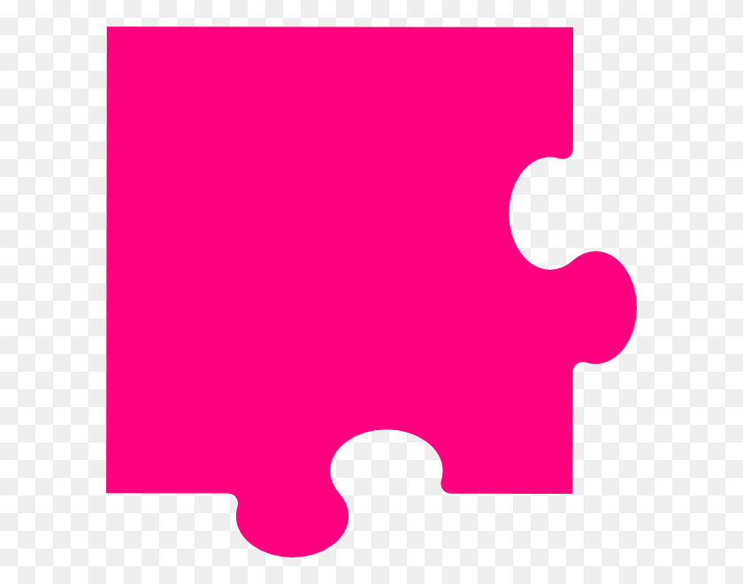 600x600 Corner Puzzle Piece Clip Art - Puzzle Piece PNG