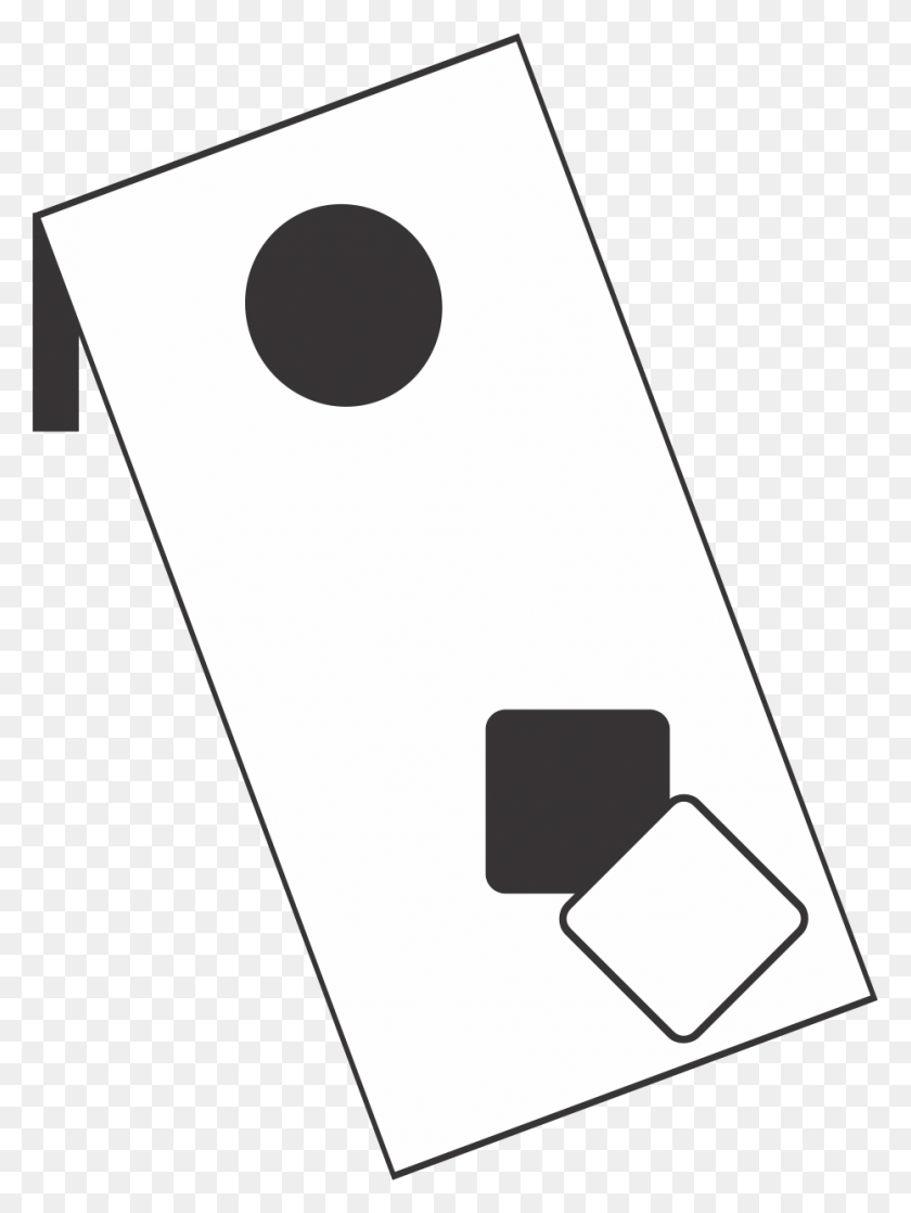 931x1264 Cornhole Clipart - Pressure Washer Clipart Black And White