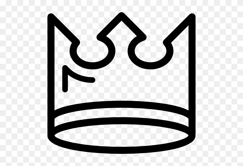 512x512 Corona Real De Un Rey, Reina O Princesa Descargar - Corona De Rey PNG