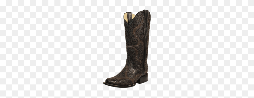 265x265 Corral Women's Square Toe Full Overlay Studs Cowgirl Boot - Cowboy Boots PNG