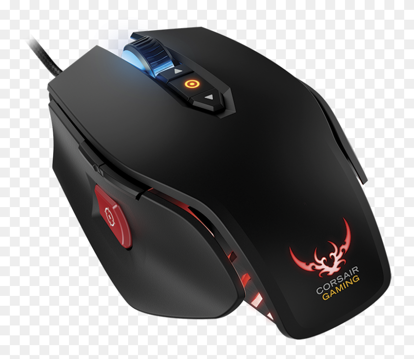 800x686 Corsair Gaming Rgb Laser Gaming Mouse Negro - Ratón Para Juegos Png