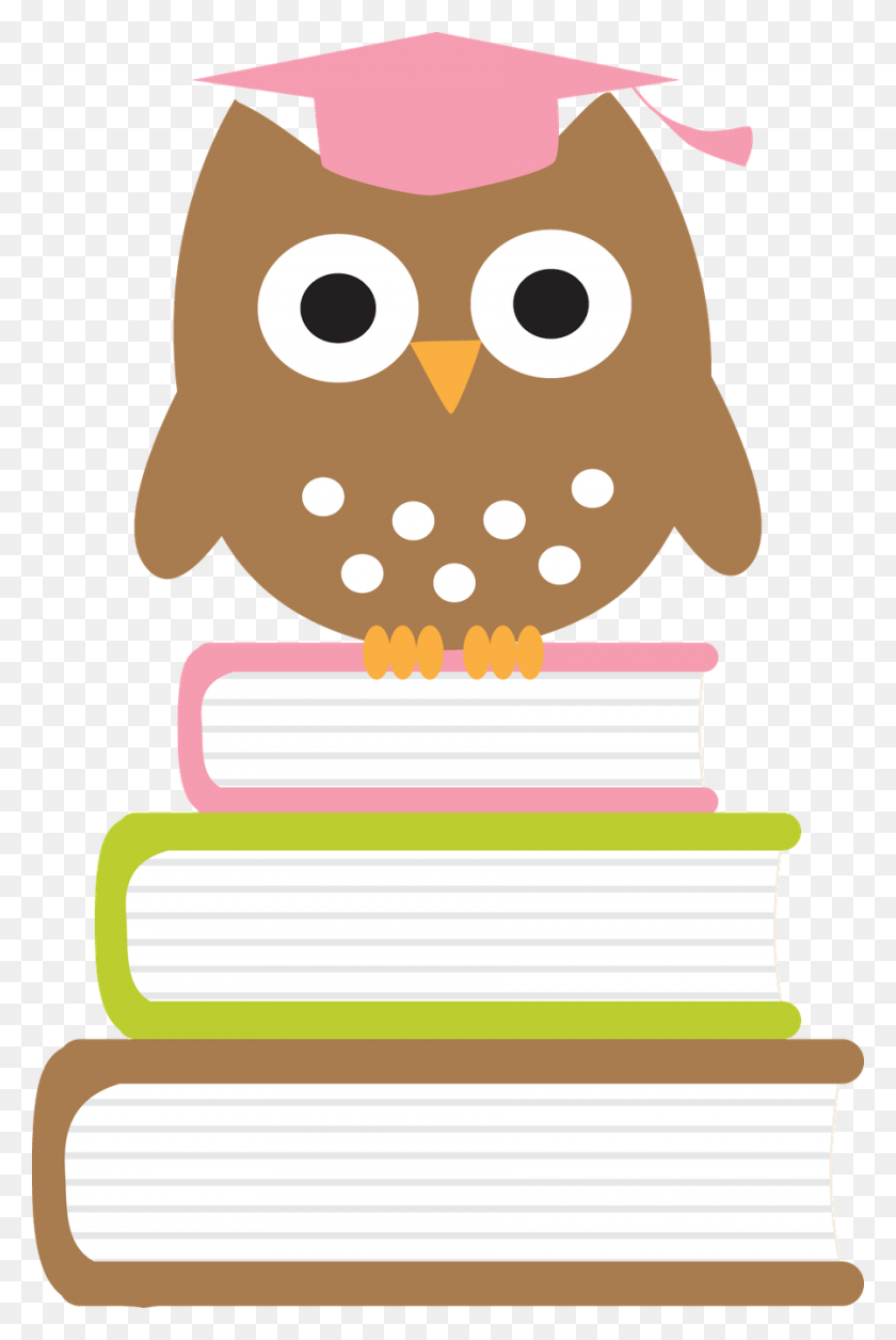 900x1379 Corujas - School Owl Clipart