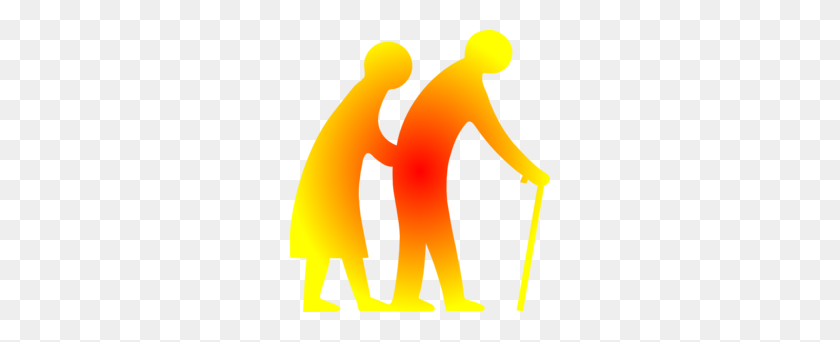 260x282 Cost Of Living Senior Citizens Clipart - Elderly Clipart