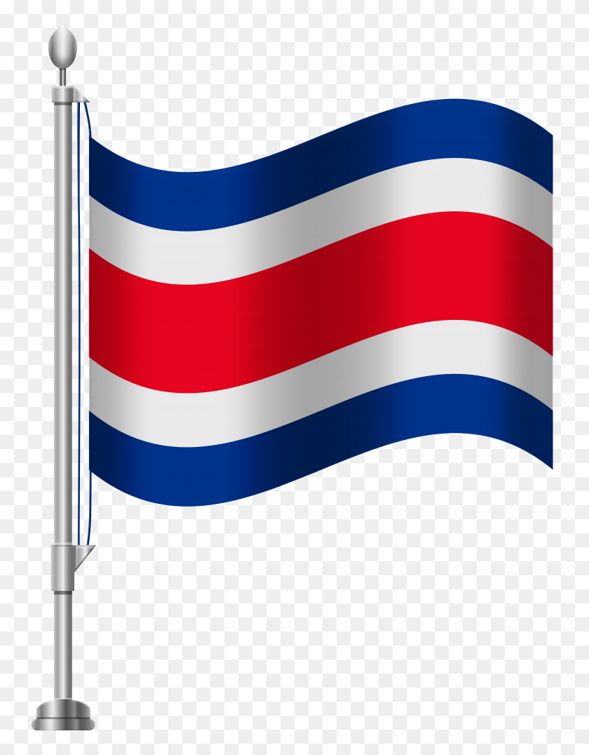 6141x8000 Bandera De Costa Rica Png Clipart - Clipart De Costa Rica