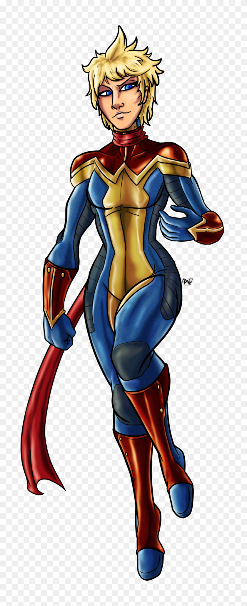 973x2488 Costume Contest - Captain Marvel PNG