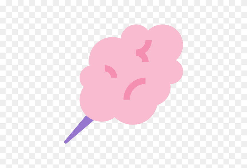 512x512 Cotton Candy, Cotton, Foot Icon With Png And Vector Format - Cotton Candy PNG