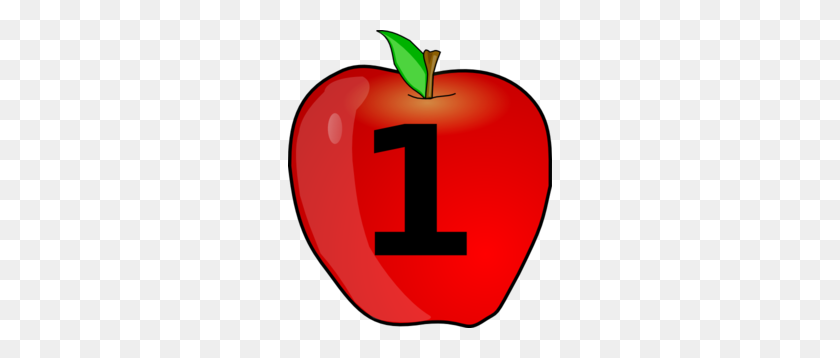 264x298 Counting Apple Clip Art - Counting Clipart