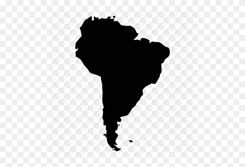 512x512 Countries, Latin America, Map, South America, South America Map - South America PNG