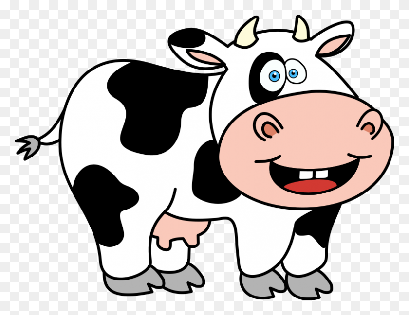 800x604 Country Cow Cliparts Free Download Clip Art - Cow Clipart Outline