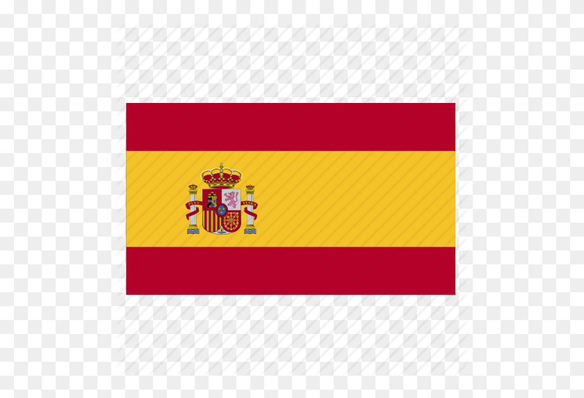 512x512 País, Esp, Europa, Bandera, España, Icono Español - Bandera De España Png