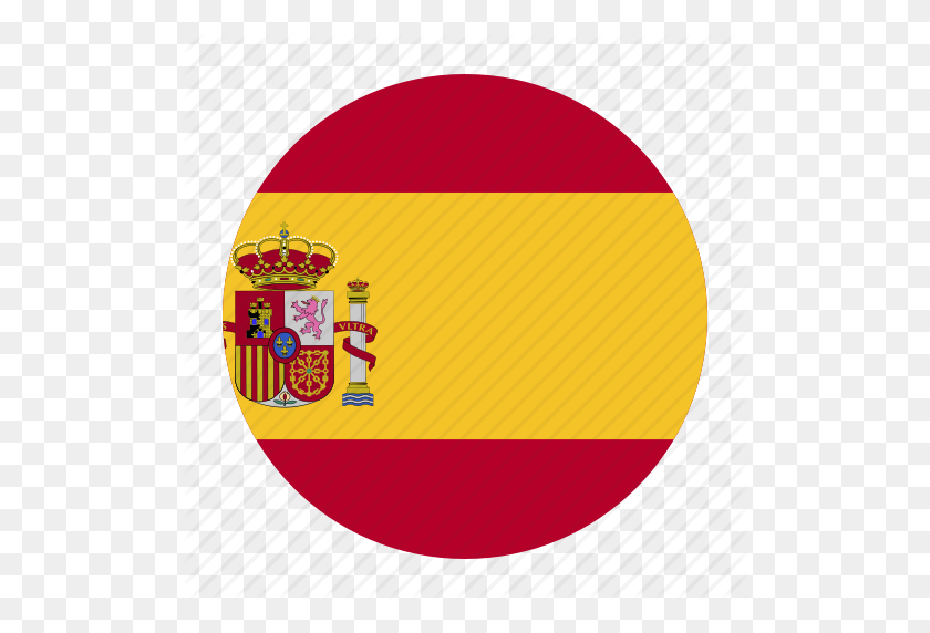 512x512 País, Esp, Europa, Bandera, España, Icono Español - Bandera Española Png