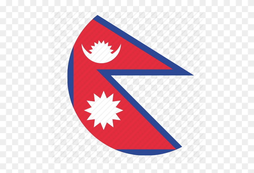 512x512 Страна, Флаг, Национальный, Непал, Непальский Значок - Флаг Непала Png