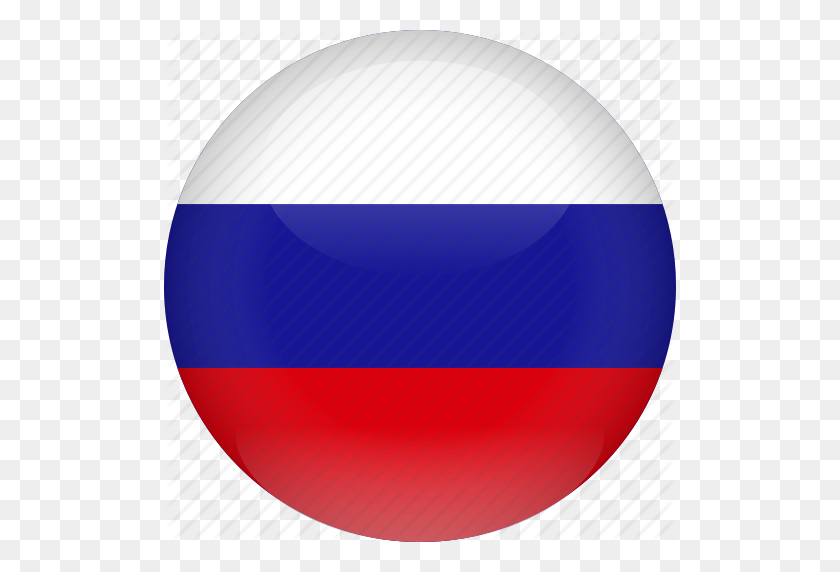 512x512 Страна, Флаг, Россия, Значок России - Флаг России Png