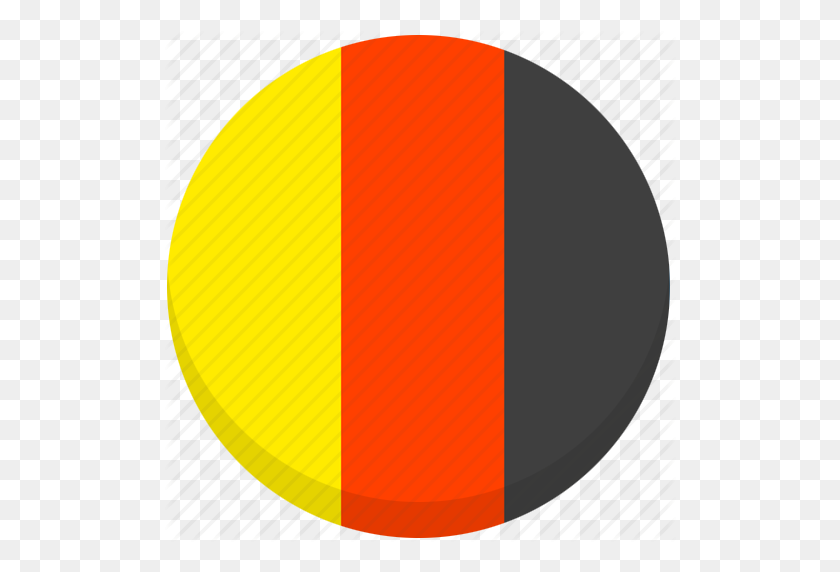 512x512 Графство, Флаг, Германия, Национальный Значок - Германия Png