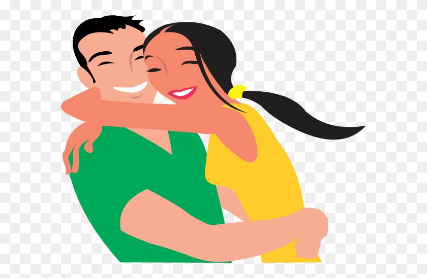 600x488 Couple Clip Art - Dating Clipart