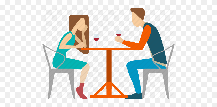512x357 Couple, Date, Dinner, Dinning, Lover, Romantic, Wine Icon - Date PNG