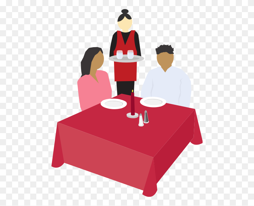 500x621 Imágenes Prediseñadas De Cena De Pareja - Clipart De Cena