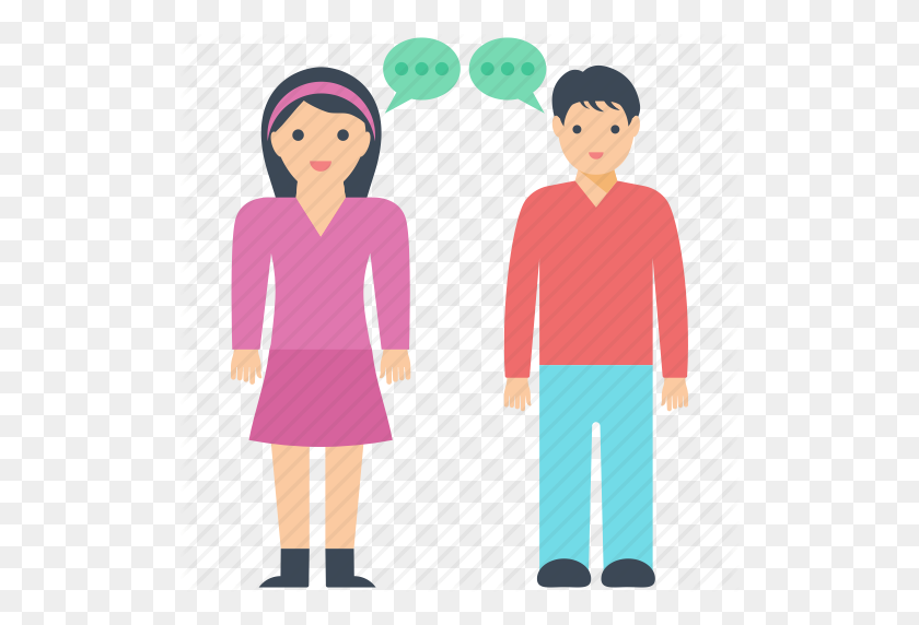 512x512 Couple Goals, Happy Couple, Husband Wife, Love Talk, Talking Icon - Happy Couple PNG