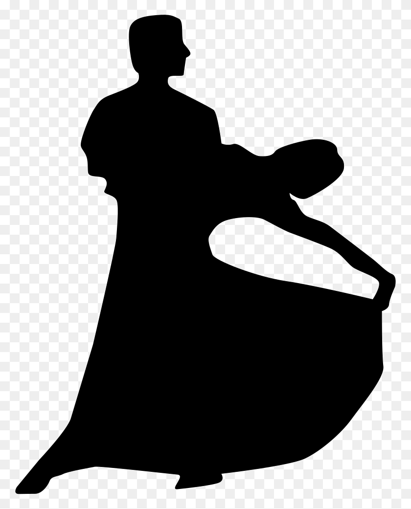 778x981 Couple Silhouette Of Flamenco Dance Png Icon Free Download - Couple Silhouette PNG