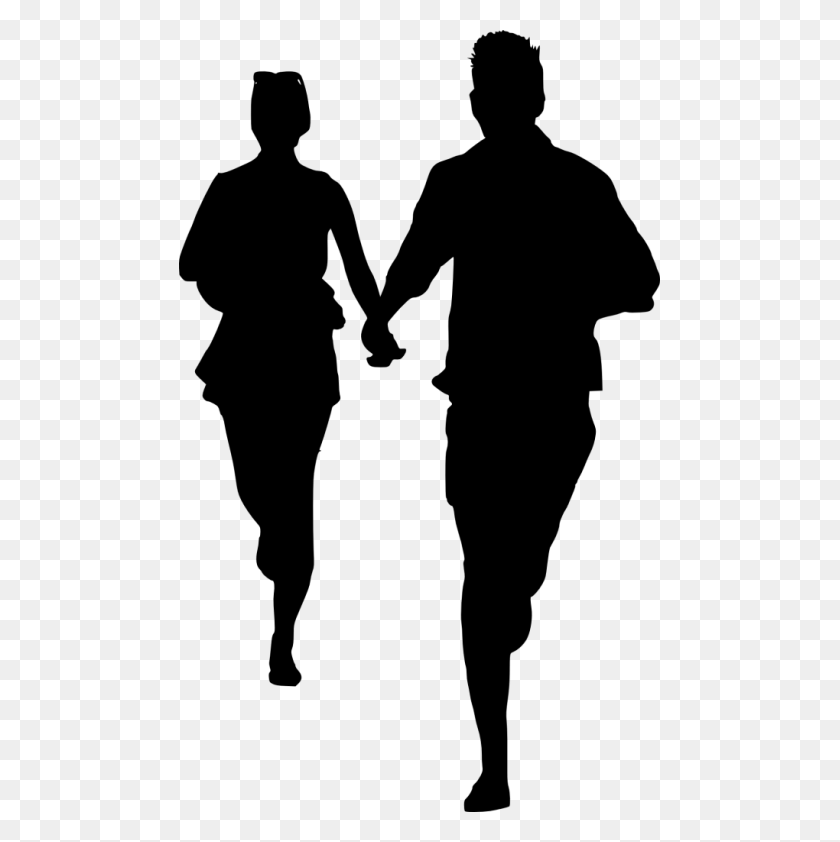 481x782 Couple Silhouette Png - Silhouette PNG