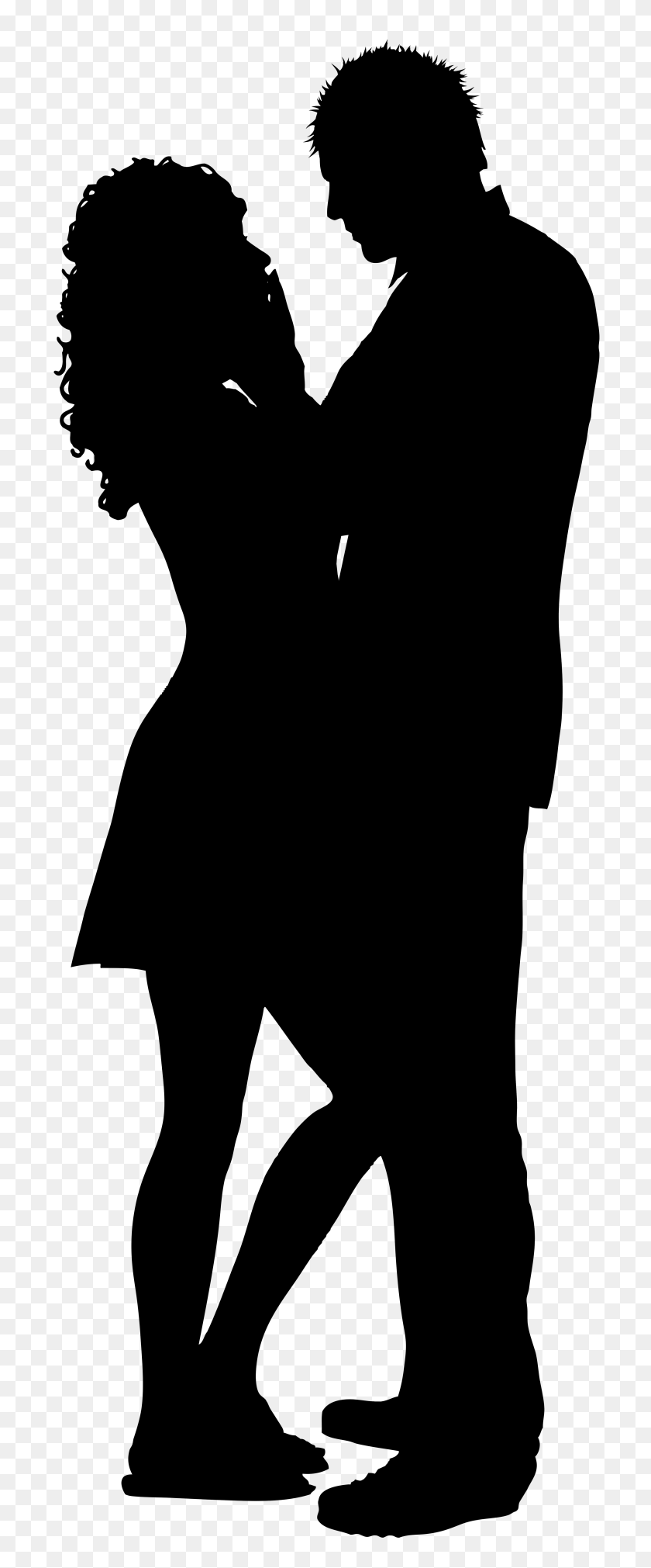 3181x8000 Couple Silhouette Png Clip Art - Silhouette PNG